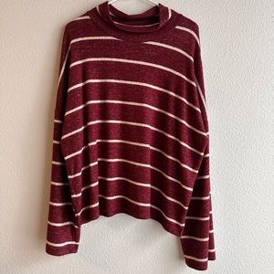 Beautiful red striped sweater